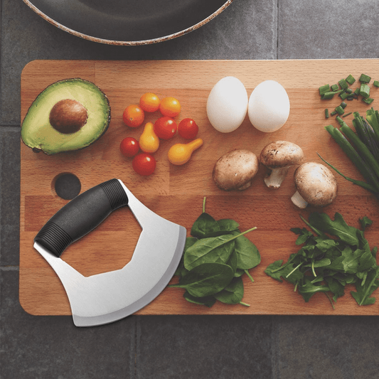 Mezzaluna Rocking Chopper with Stainless Steel Blade and Blade Guard - Image 2