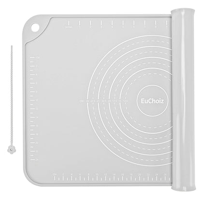 Non-Slip Silicone Pastry Mat, 20 x 16 Inches, with Measurements and Raised Edge - Image 2