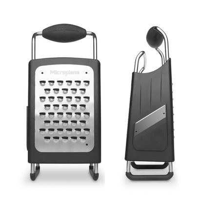 Four-Sided Box Grater with Ultra-Coarse, Fine, Ribbon and Slicer Blades - Image 2
