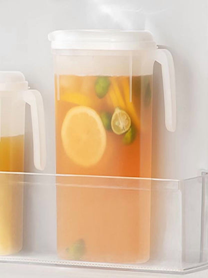 Fridge Door Water Pitcher with Lid, 2 Quart (64 oz), Leak-Proof, White - Image 2