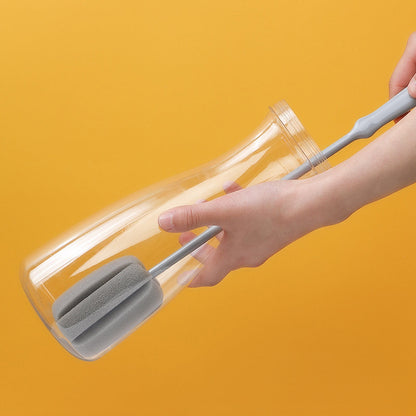 Long-Handle Sponge Bottle and Cup Brush, 9.8 Inches, for Pitchers and Glasses - Image 4