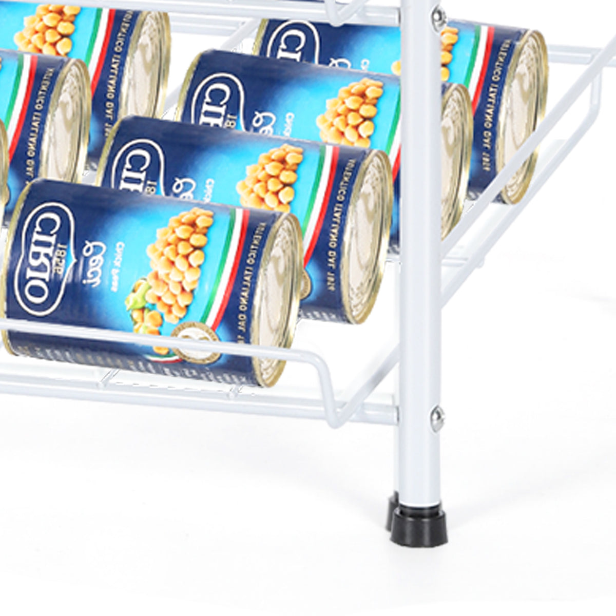 Five-Tier Can Rack Organizer for Pantry, 60-Can Capacity with Adjustable Dividers - Image 4