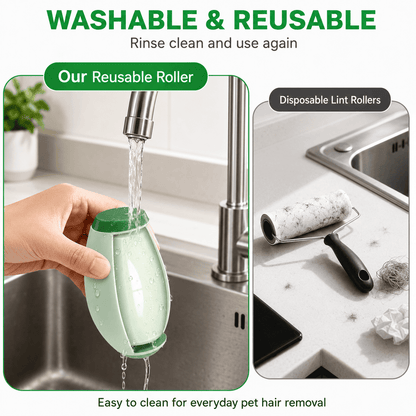 Washable Gel Lint Roller for Pet Hair, Clothes and Upholstery, Reusable - Image 6
