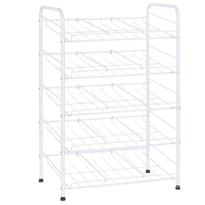 Five-Tier Can Rack Organizer for Pantry, 60-Can Capacity with Adjustable Dividers