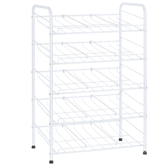 Five-Tier Can Rack Organizer for Pantry, 60-Can Capacity with Adjustable Dividers