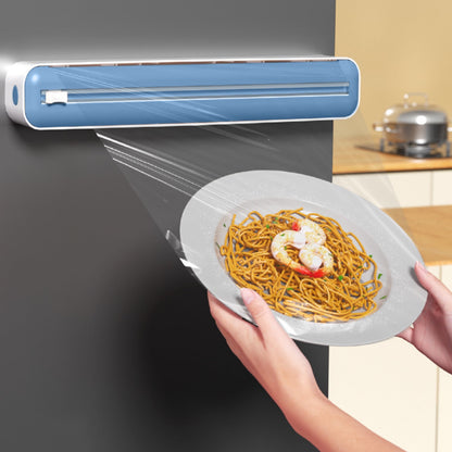Magnetic Wrap Dispenser with Slide Cutter for Cling Film, Foil and Parchment, Black - Image 5