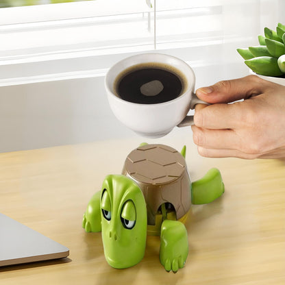 Sea Turtle Drink Coaster with Moving Limbs and Surprised Face - Image 5