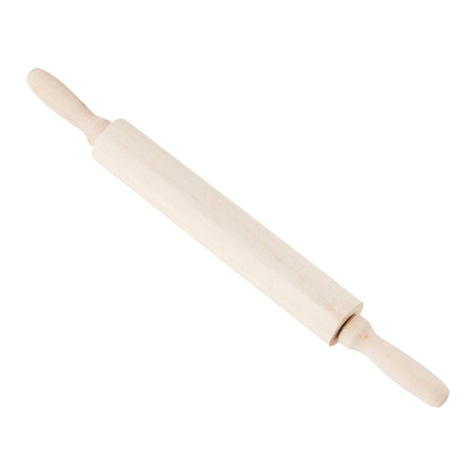 Solid Wood Rolling Pin for Dumplings, Pastry and Cookie Dough