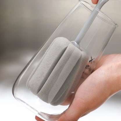 Long-Handle Sponge Bottle and Cup Brush, 9.8 Inches, for Pitchers and Glasses - Image 5