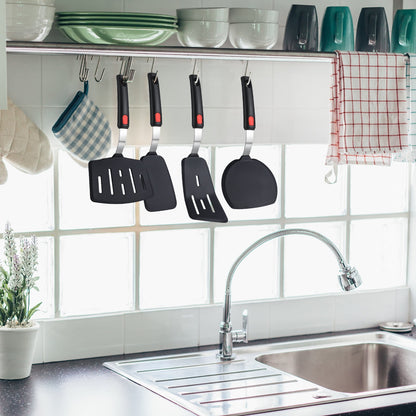 Silicone Turner Spatula Set of 4 for Nonstick Pans, Heat Resistant to 600°F - Image 5