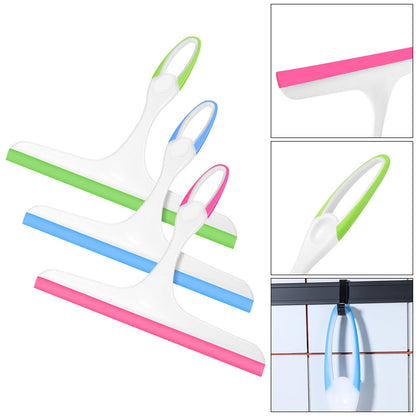 Silicone Squeegee Set of 3, 10-Inch Blade, for Windows, Counters and Shower Glass - Image 2