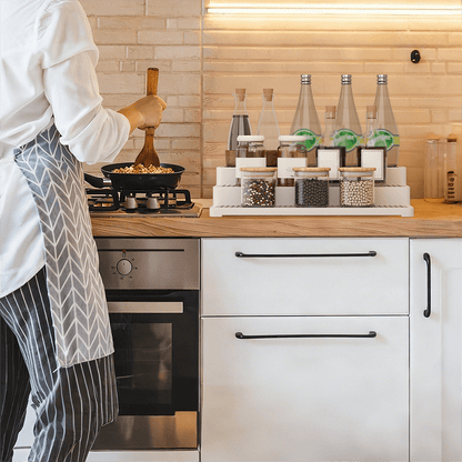 Three-Tier Stepped Spice Rack Organizer for Cabinets and Countertops - Image 6