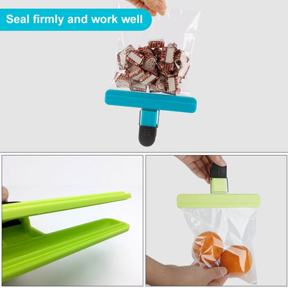 Bag Sealing Clips for Snacks and Pantry Bags, Assorted Sizes and Colours, Set of 9 - Image 3