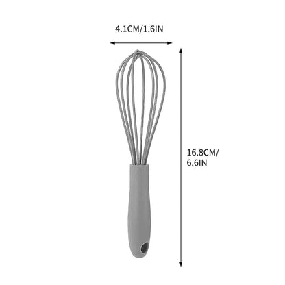 Mini Silicone Balloon Whisk, 6-Inch, for Eggs, Sauces and Frothing Milk - Image 2