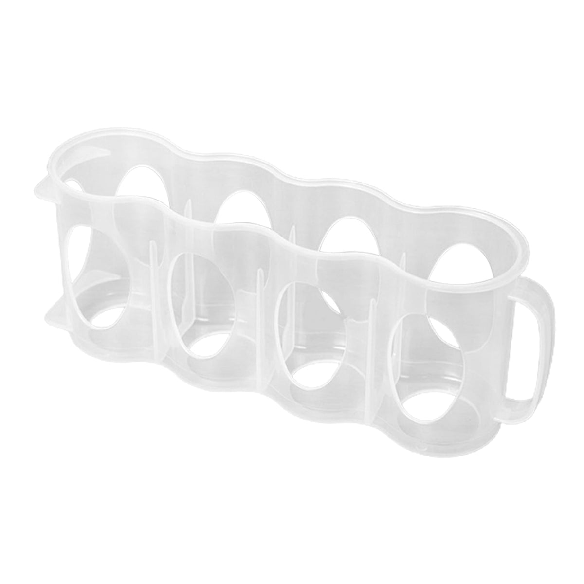 Fridge Can Organizer Rack with Handle, Holds 4 Rows of Soda or Beer Cans