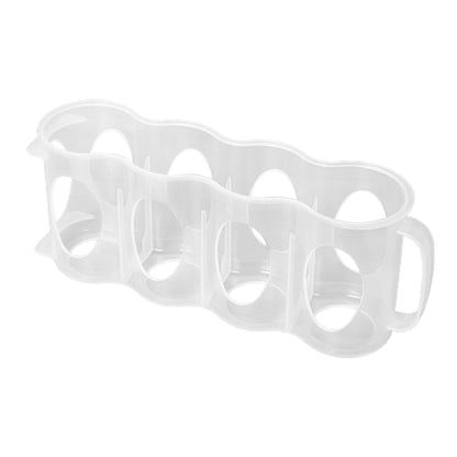 Fridge Can Organizer Rack with Handle, Holds 4 Rows of Soda or Beer Cans
