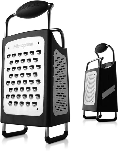 Four-Sided Box Grater with Ultra-Coarse, Fine, Ribbon and Slicer Blades - Image 6