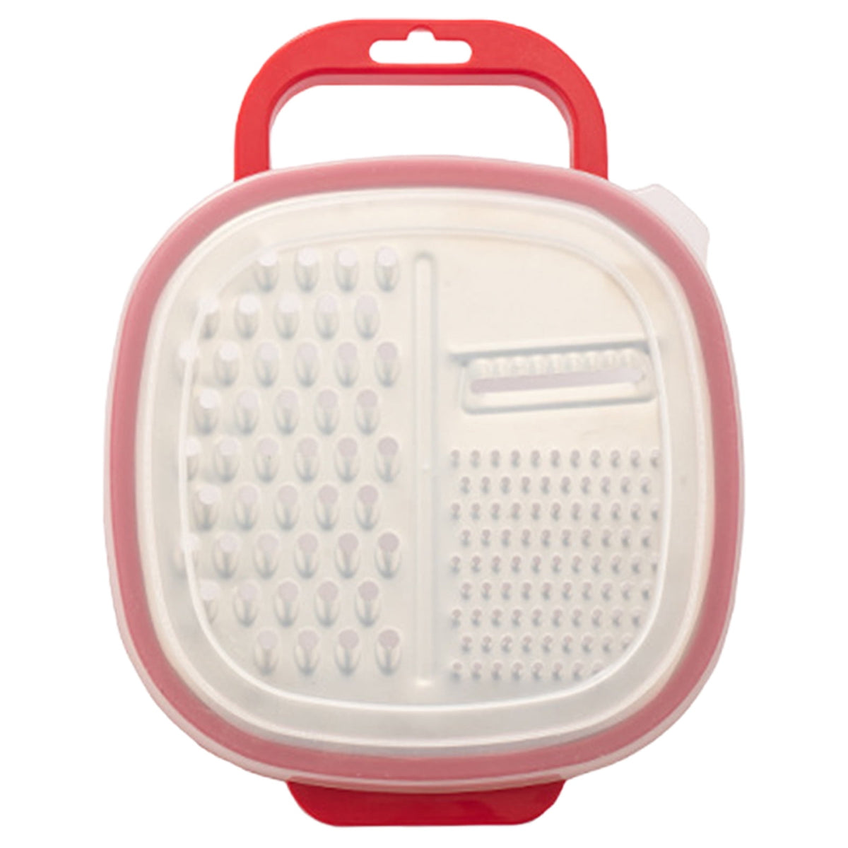 Box Grater with Catch Container, 3-in-1 Stainless Steel Shredder and Peeler